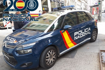 Coche patrulla de la Policía Nacional