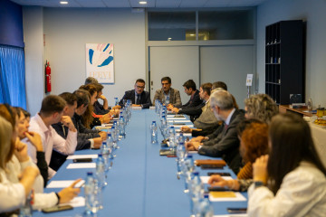 José González en el encuentro.