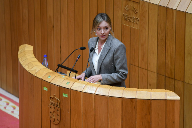 Fotos Xunta / Igualdade / A Conselleira De Política Social E Igualdade, Fabiola García, Responde A Unha Interpelación Sobre As Medidas Da Xunta Na Loita Contra A Violencia De Xénero.