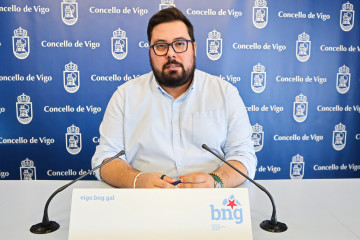 El portavoz del BNG en el Ayuntamiento de Vigo, Xabier Pérez Igrexas.