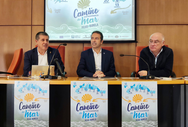 Presentación de la V edición de la campaña 'Camiño Gastronómico do Mar' en Burela.