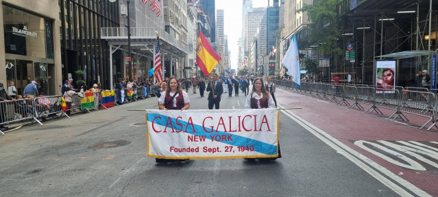 Rodríguez Miranda celebra el Día de la Hispanidad con las entidades gallegas en Nueva York