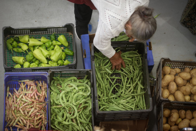 Archivo - Una persona compra alimentos en un mercado, a 11 de agosto de 2023, en Lugo, Galicia (España). El Índice de Precios de Consumo (IPC) aumentó un 0,2% en julio en relación al mes anterior y elevó cuatro décimas su tasa interanual, hasta el 2,3%, d