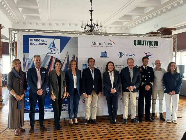 Presentación de la la tercera edición de la Regata Inclusiva 'Vigo a Vela'