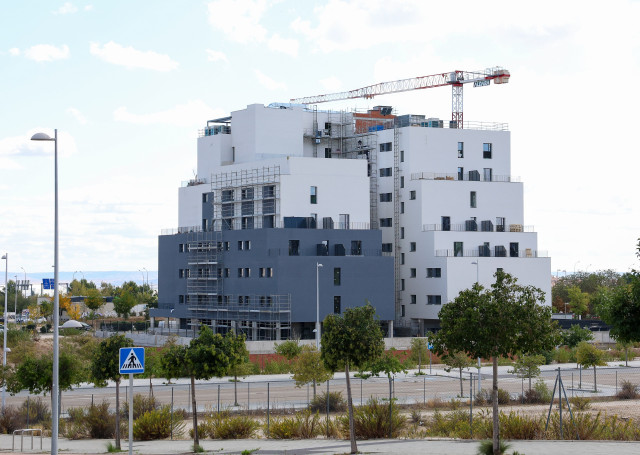 Edificios en el barrio de Valdebebas.