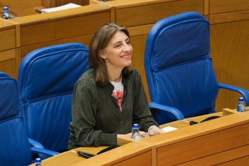 Archivo - La conselleira de Medio Ambiente, Ángeles Vázquez, durante el pleno del Parlamento.