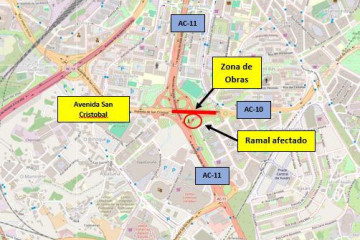 Plano de las obras en Alfonso Molina