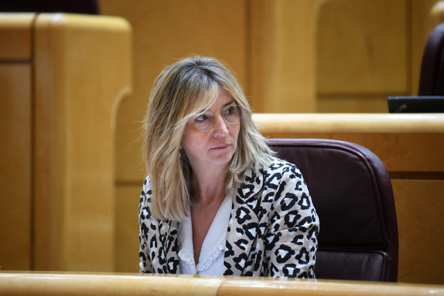 Archivo - La portavoz del PP en el Senado, Alicia García, durante una sesión plenaria en el Senado.