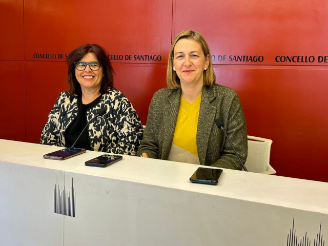 Pilar Lueiro y Miriam Louzao durante la rueda de prensa.