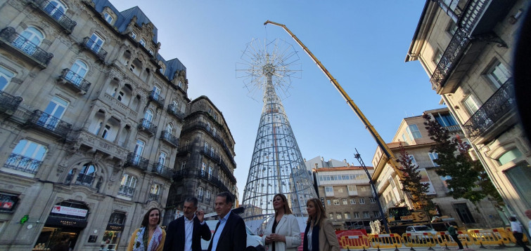 Así será el árbol de las luces de Navidad de Vigo, que Caballero dice 