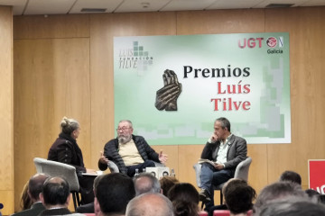 El ex secretario general de UGT, Cándido Méndez, presenta su nuevo libro 'Por una nueva conciencia social: Pasado, presente y futuro del empleo en España'.