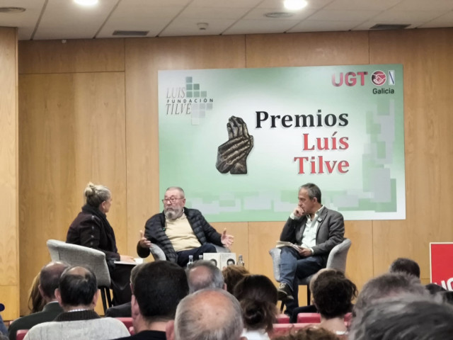 El ex secretario general de UGT, Cándido Méndez, presenta su nuevo libro 'Por una nueva conciencia social: Pasado, presente y futuro del empleo en España'.