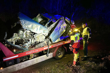 Fallece un hombre de 58 años tras salirse de la vía en Maside (Ourense)