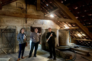 El jurado visita el Pazo de Lourizán antes de elegir al ganador del concurso para su rehabilitación.