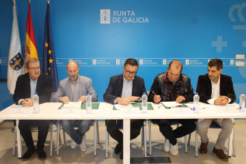 La Xunta, el Ayuntamiento de Ourense y la Compañía Mercantil de Comerciantes Asociados del Mercado de Abastos nº1 de Ourense han firmado este martes el protocolo de colaboración para el traslado d