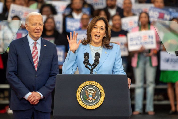 Kamala Harris habla de una 