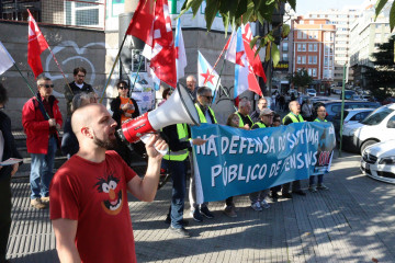 Protesta de jubilados de la CIG