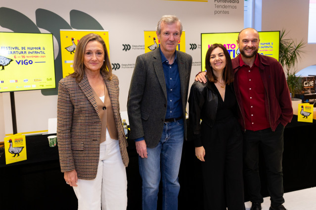 El presidente de la Xunta, Alfonso Rueda, en la presentación del 'Hemato Festi'.