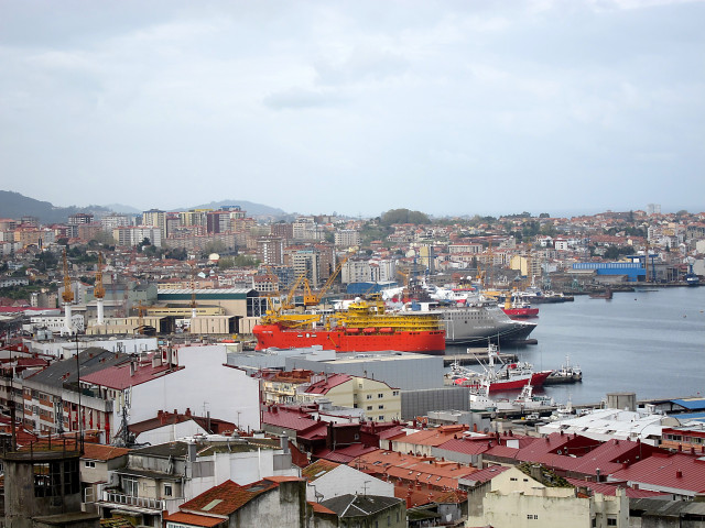 Archivo - Vista Del Astillero Barreras En La Ría De Vigo