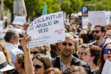 Turno de oficio huelga manifestación