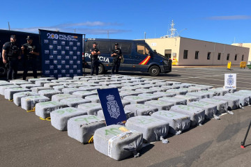 Droga incautada en un pesquero a unas 500 millas de Canarias