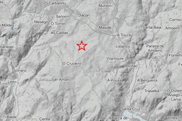 Terremoto registrado en el municipio ourensano de Maside.