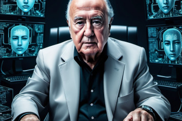 Imagen del empresario gallego más rico Amancio Ortega creada mediante inteligencia artificial