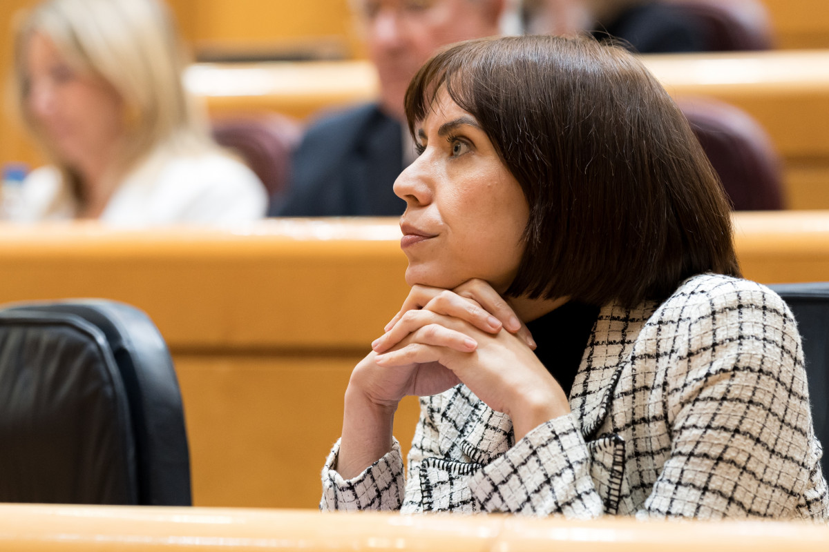 La ministra de Ciencia, Innovación y Universidades, Diana Morant, durante la sesión plenaria del Senado, a 19 de noviembre de 2024, en Madrid (España). En la sesión de control al Gobierno la oposi