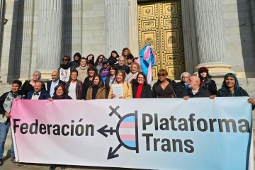 Plataforma Trans registra en el Congreso la ley de memoria trans, con apoyo de Podemos, Sumar, EH Bildu, Junts y ERC