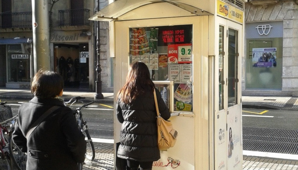 Kiosko de la Once en San Sebastián