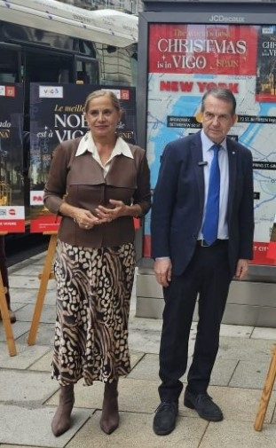 La teniente de Alcalde de Vigo, Carmela Silva, y el regidor de la ciudad, Abel Caballero.