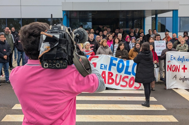 Protesta del Comité Intercentros de la CRTVG