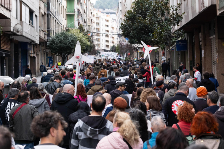 Manifestación en Ourense contra la 