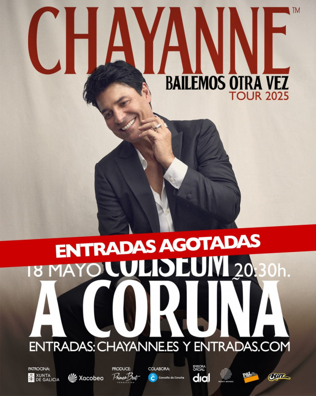 Chayanne agota en menos de seis horas las entradas para su concierto en A Coruña.