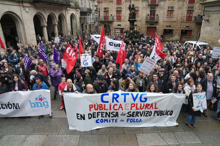 Trabajadores de la CRTVG salen a la calle 