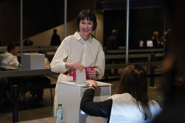 La líder del BNG, Ana Pontón, en la XVIII Asemblea Nacional del BNG