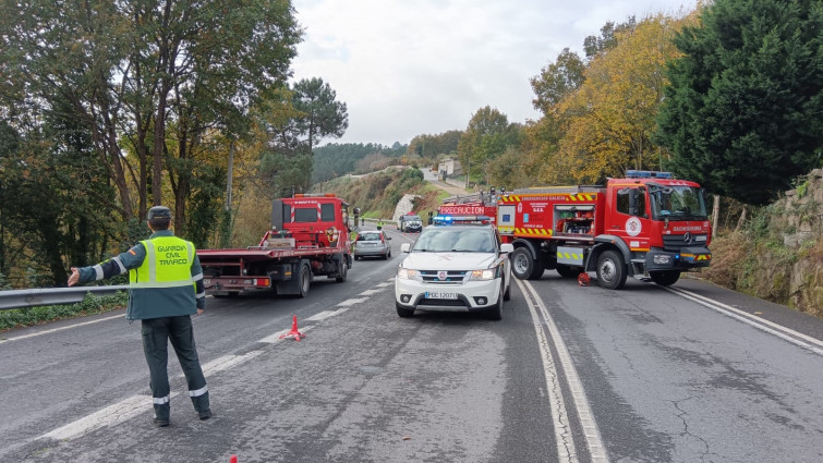 Accidente en tramo de la N-525 conocido por su peligrosidad siega la vida de un conductor en Coles, Ourense