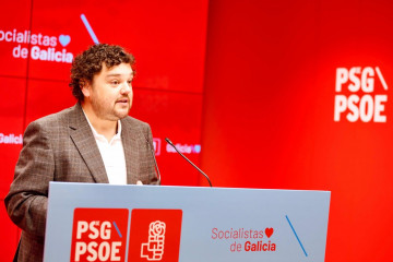 El portavoz de la ejecutiva del PSdeG, Julio Torrado.