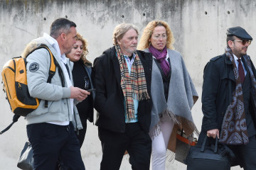 El narcotraficante gallego, José Ramón Prado Bugallo(3d), conocido como Sito Miñanco, a su llegada a la Audiencia Nacional, a 18 de noviembre de 2024, en San Fernando de Henares, Madrid (España). 