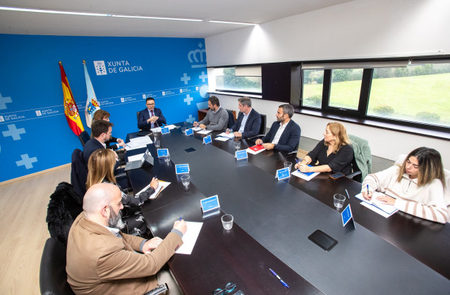 Reunión del conselleiro de Emprego con ETT