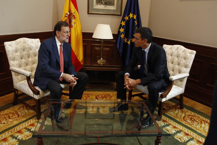 ​Rajoy y Sánchez zanjan en 25 minutos su reunión previa al debate de investidura