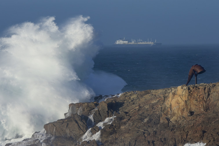 Alerta naranja por temporal costero en el litoral de A Coruña y Lugo