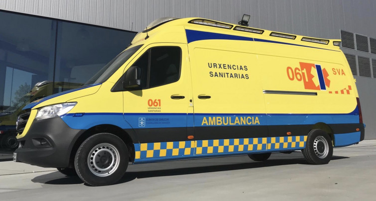 Dos personas liberadas por los bomberos en As Pontes tras salir de la vía con su coche al querer esquivar a un jabalí