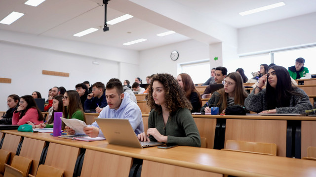 Imagen de un aula de la UVigo.