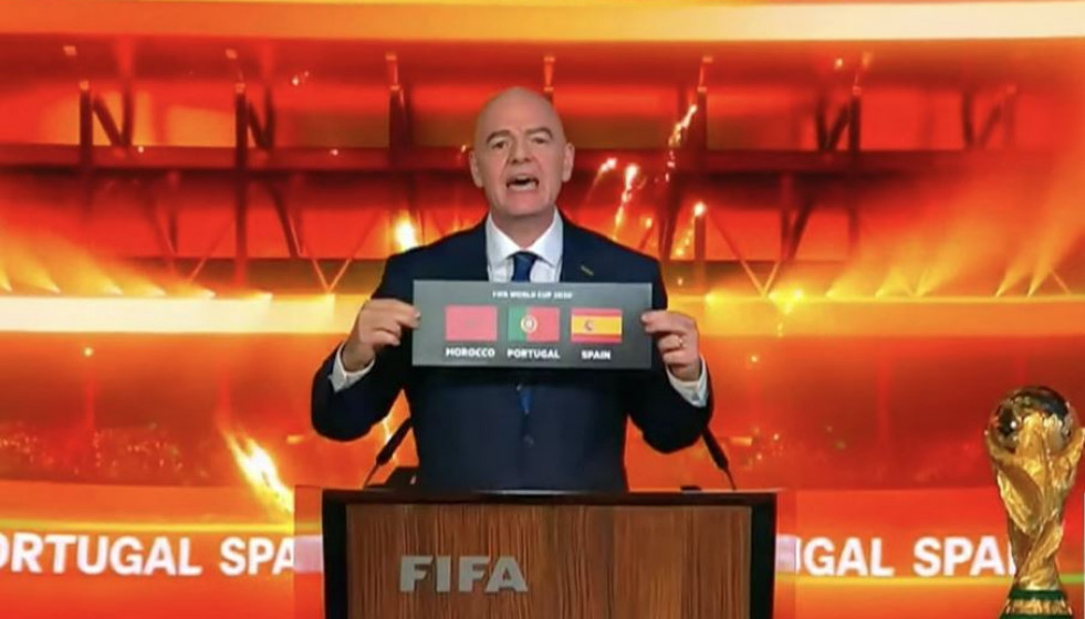 Fifa confirmando la organización del Mundial de Fútbol