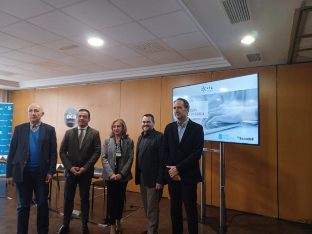 Presentación del informe elaborado por la Asociación de Periodistas de Galicia (APG),