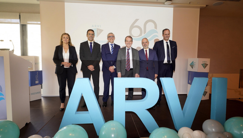 Acto de celebración del 60 aniversario de la Cooperativa de Armadores de Pesca del Puerto de Vigo, ARVI.