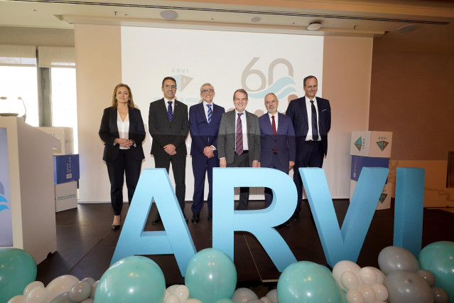 Acto de celebración del 60 aniversario de la Cooperativa de Armadores de Pesca del Puerto de Vigo, ARVI.