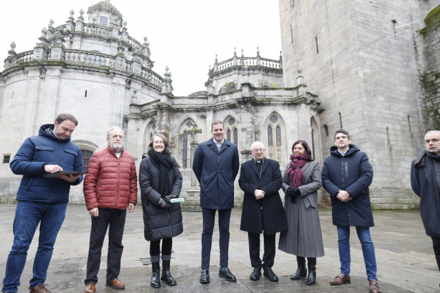 El conselleiro de cultura, José López, en Lugo