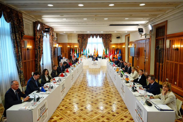 Celebración de la XXVII Conferencia de Presidentes, en el Palacio de la Magdalena, a 13 de diciembre de 2024, en Santander, Cantabria (España). La conferencia se celebra tras más de dos años sin convocarse, en una cita en la que el foco está puesto en la